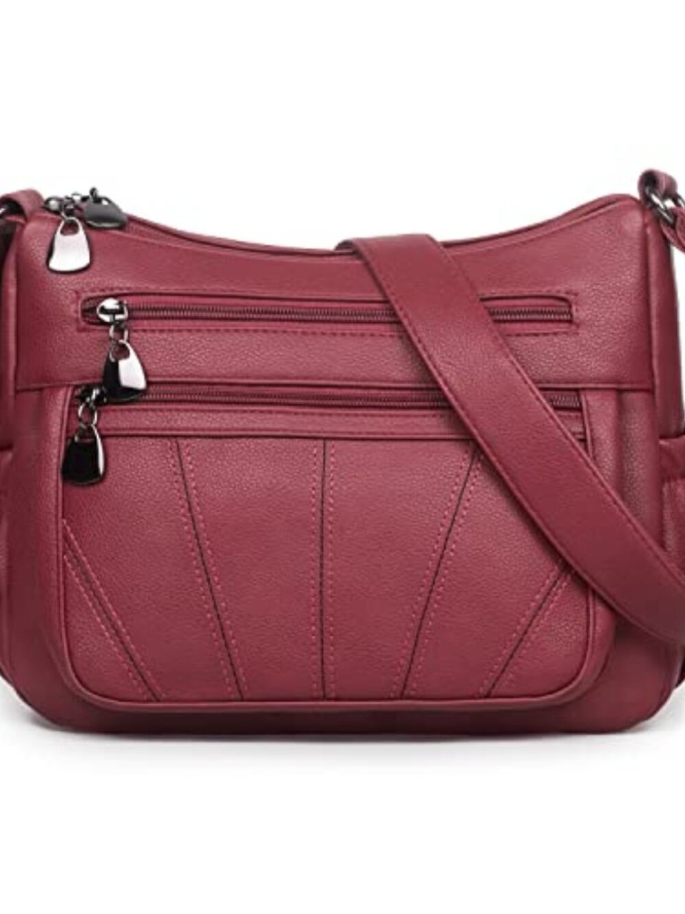 🆕 Crossbody Purse for Women Ladies Soft PU Leather Shoulder Bag Medium Roomy